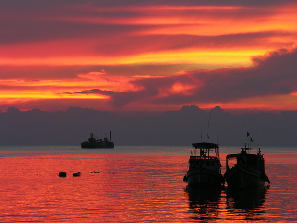 island sunset
