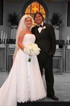 my beautiful bride and I