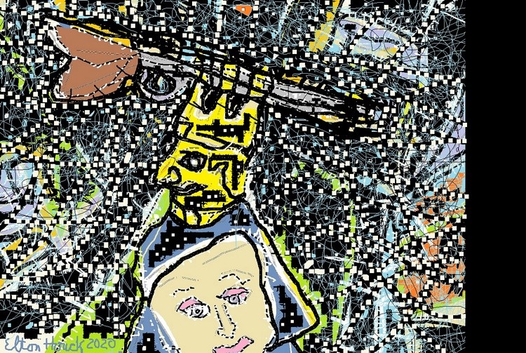SISTERS OF THE  POPE GUN-HAT  ORDER..(C) 2020 ELTON HOUCK..DIGITAL 