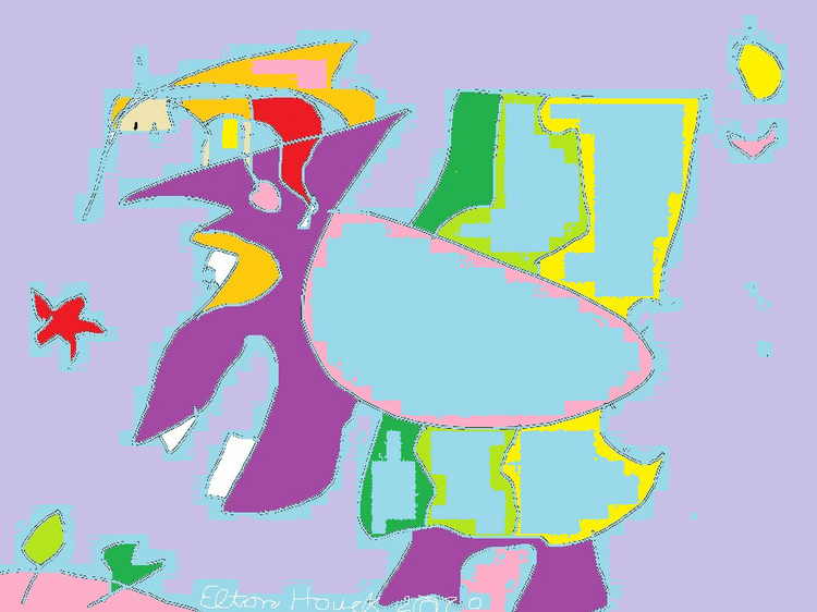 I'll Believe You When HIPPOS FLY..(c) 2020 elton houck..digital--FLYING HIPPO ART==