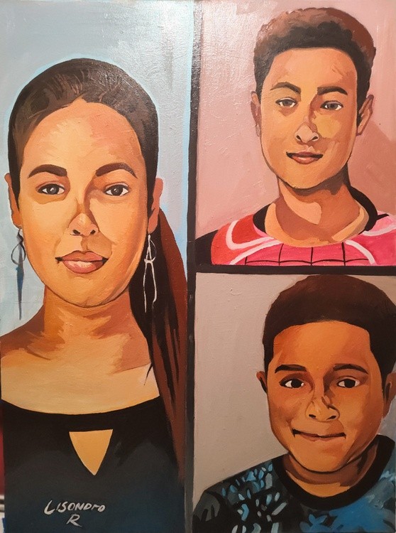 MY SISTER VICKY AND HER TWO BOYS CAMERON AND CHRISTIAN 