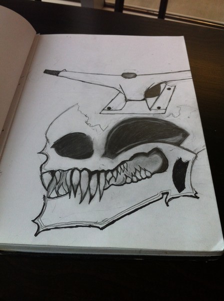 new sketched design for #EPICSKATESESH