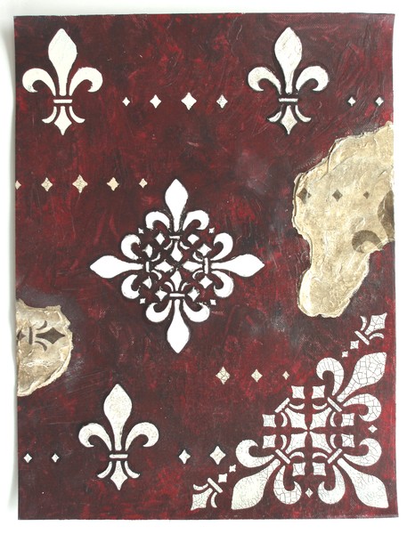 Plaster Series - Unframed Red