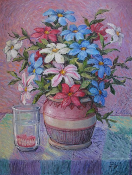 Flowers with False Teeth