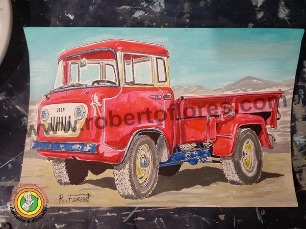 1950s FC150 jeep van (1)