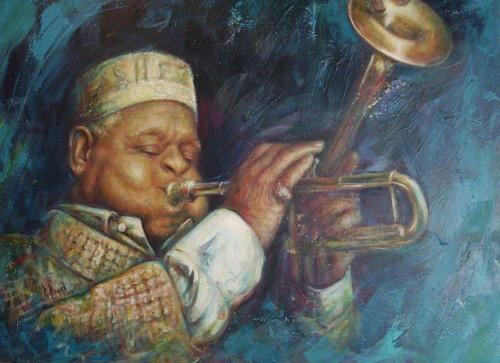 Last performance in blue; Dizzy
