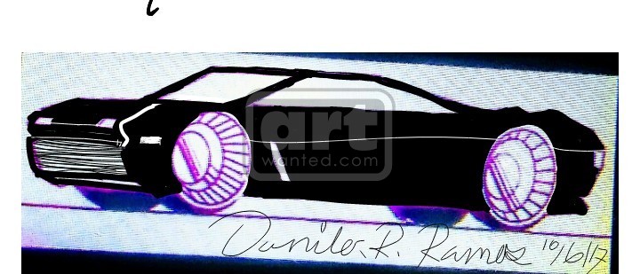Custom drawing consept car monte carlos 500