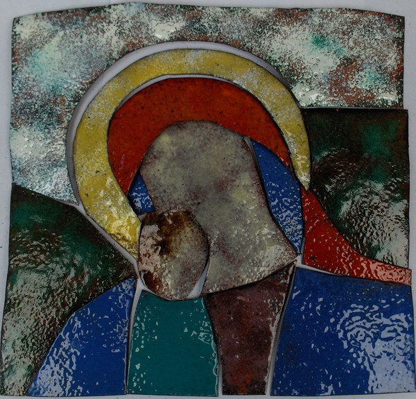 madonna in enamel