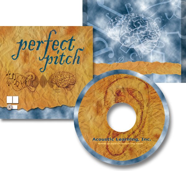 Perfect Pitch cd package design
