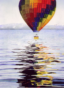 Floating Above Tahoe