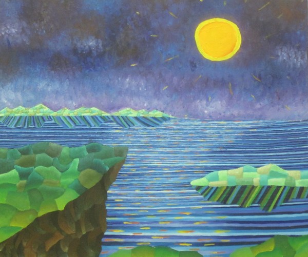 Bright Ocean Scape, 2013