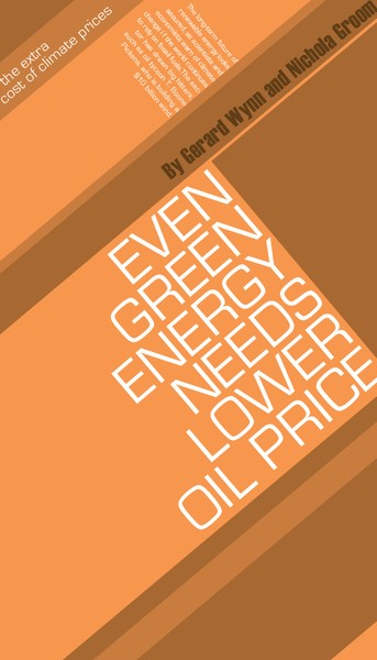 Even Green Energy Needs Lower Oil Pricestextposter