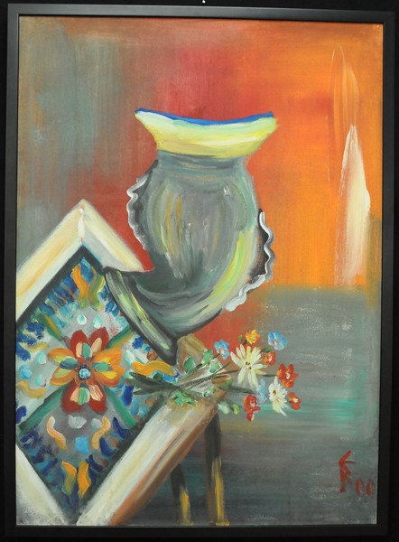 the vase