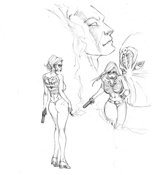 baroness is a chain smoker...