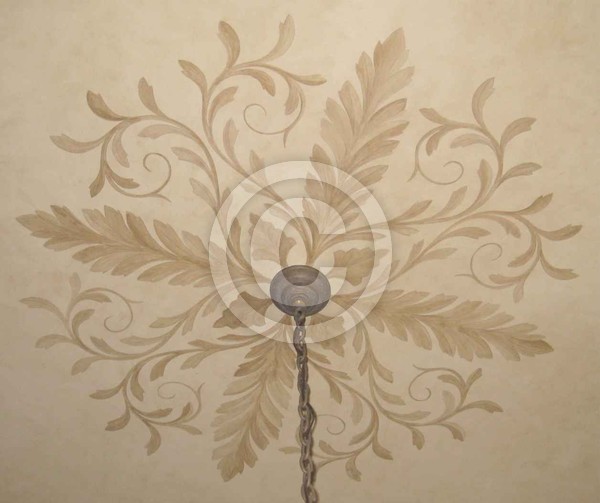 Dining room ceiling centerpiece