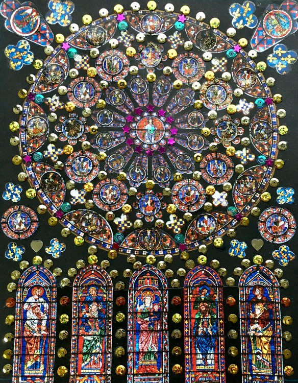 LA ROSE SUD DE LA CATHEDRALE CHARTRES