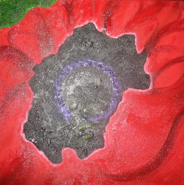 abstract poppy