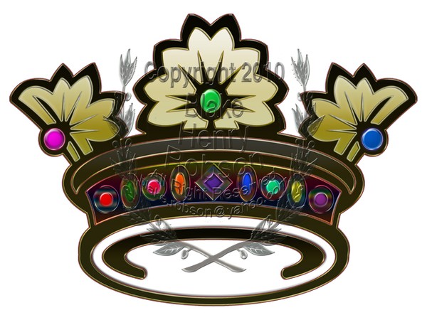 Royal Golden Jewel Encrusted Crown