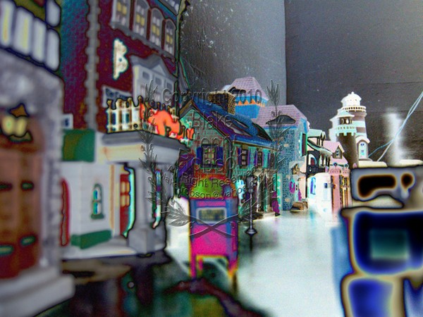 Department 56 Christmas Village Digital Art