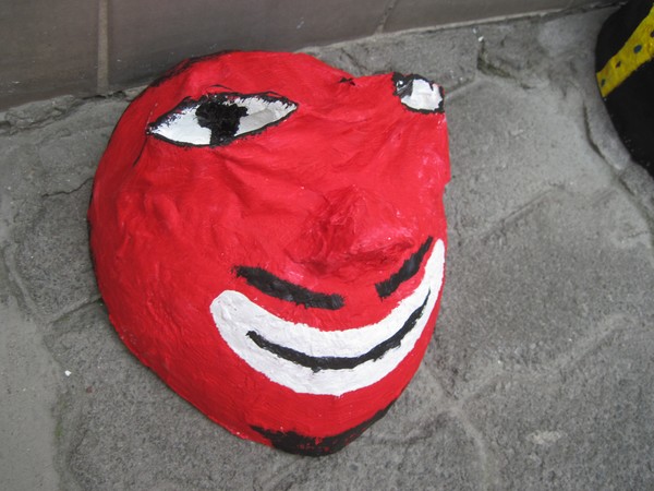 Face in Paper Mache