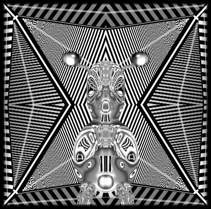 B/W Abstraction Image#002yac