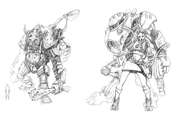 Character concept look and feel