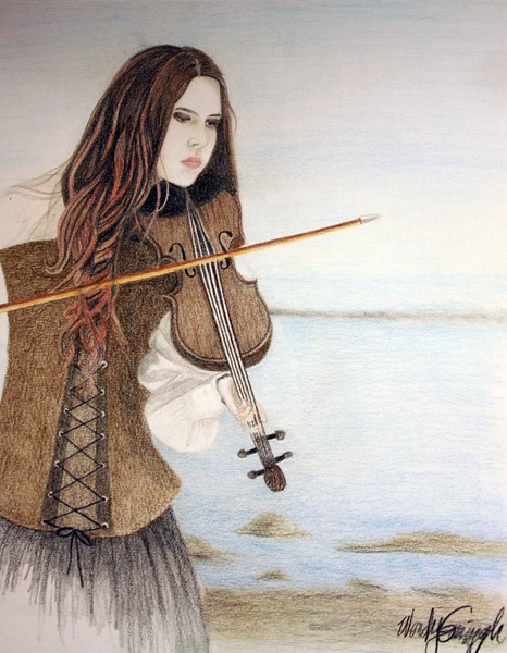 Woman With a Violin