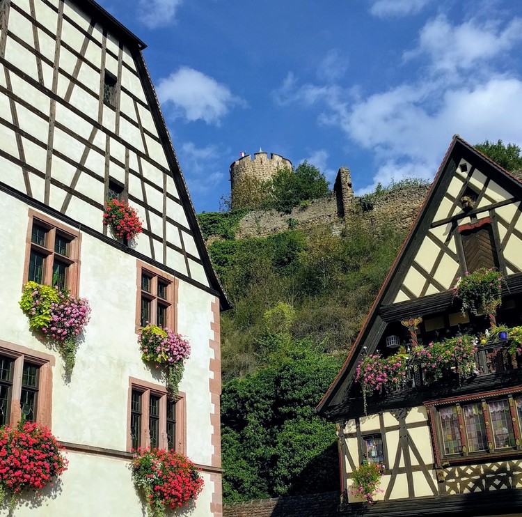 THE CASTLE OF KAYSERSBERG ALSACE