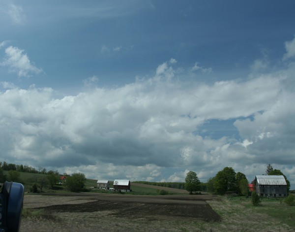 catching the clouds in the country