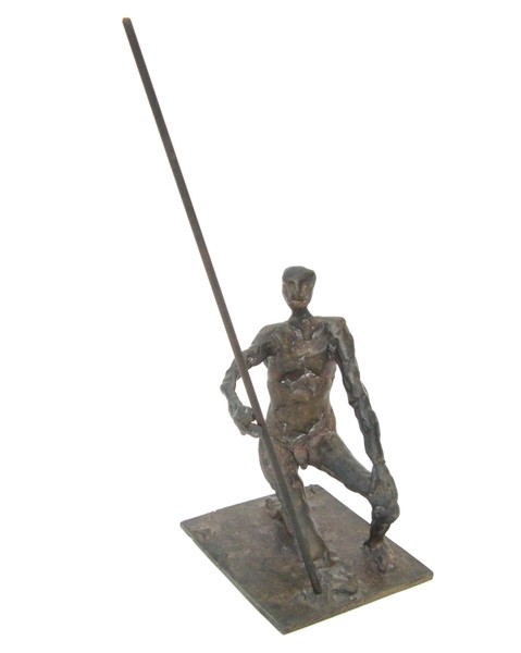 man with spear