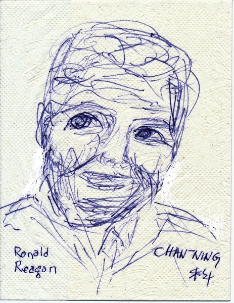 Ridiculous Portraits : Ronald Reagan