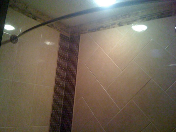 Tile shower