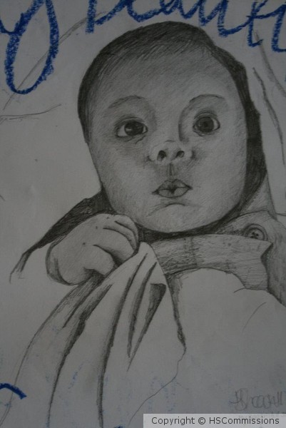 Very Early Portrait of My Son