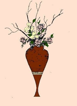 floral in vase