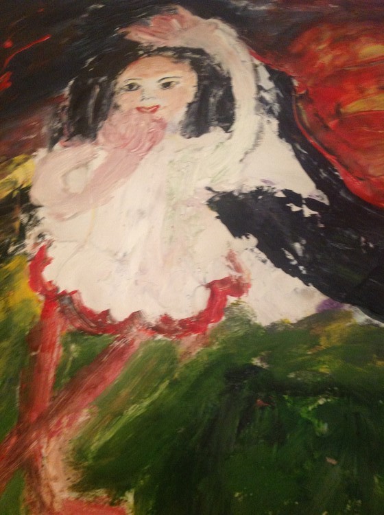 Ballerina in my land scape