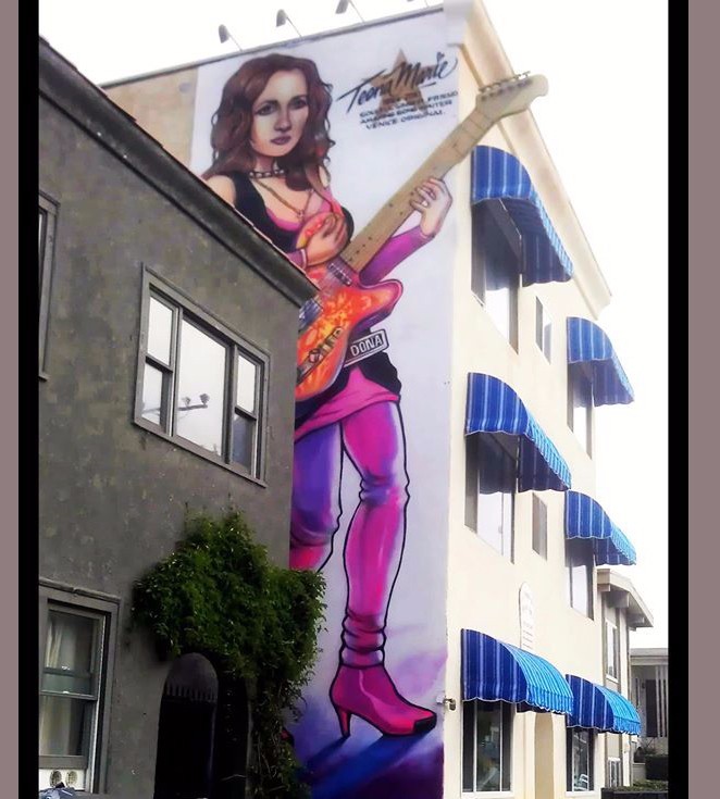 TEENA MARIE VENICE BEACH MURAL