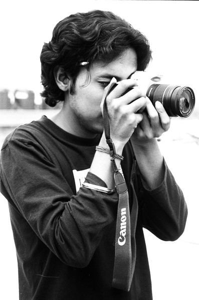 through the lens.