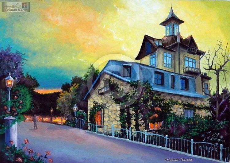 Amurg pe strada Varnav - Botosani