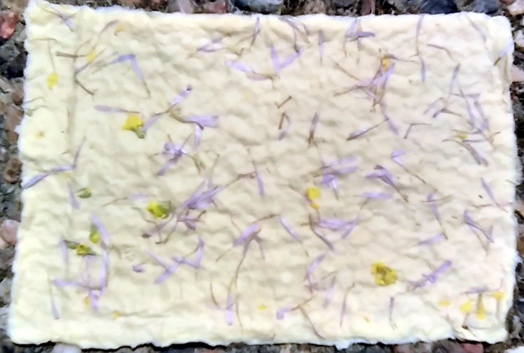 Floral Scattered Handmade Paper