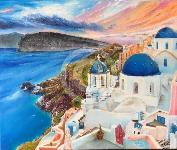 Santorini 50X80