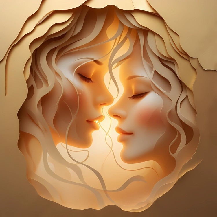 Ethereal Kiss in Layers