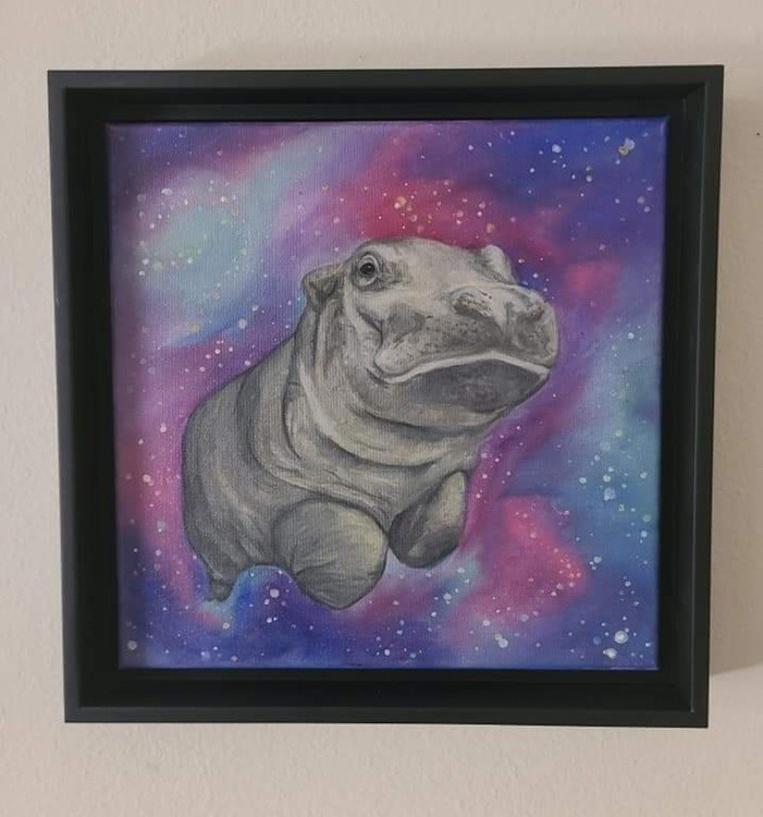 Space Hippo 12x12