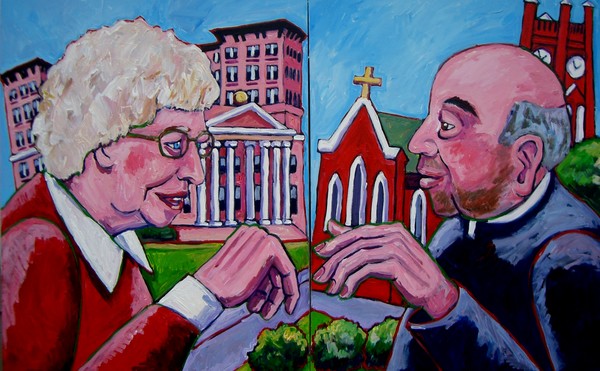 Oberia Price and Bishop Greco