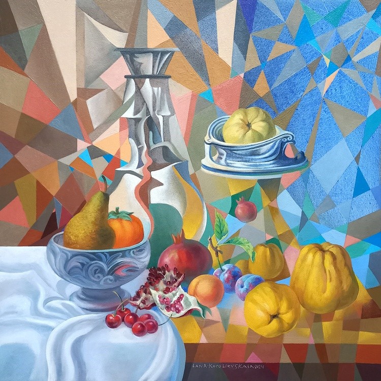 Metaphysical still life of passing autumn