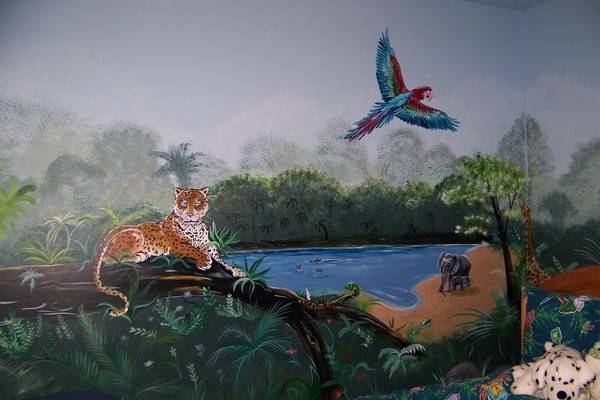 jungle mural