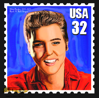 Elvis 32 Cent Stamp