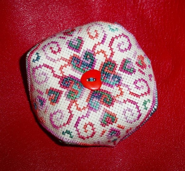 Biscornu with a Heart