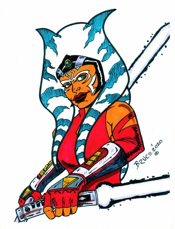 Ahsoka Tano in color!