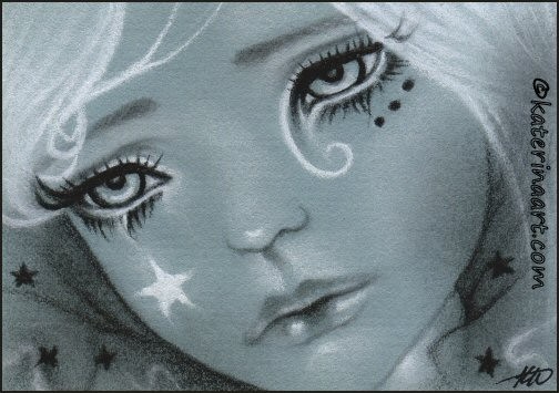 Fallen Star - ACEO