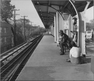 Waiting for a train